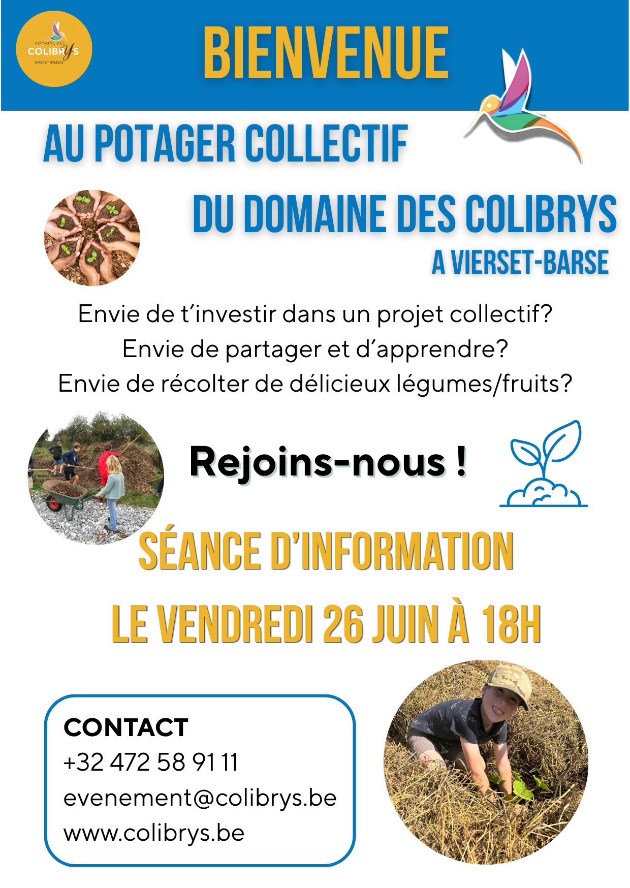 Séance d&rsquo;info du Potager Collectif