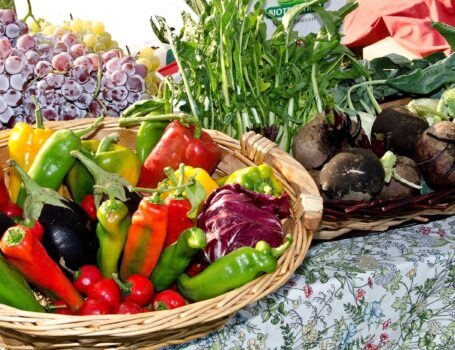 Panier de l"gumes et de fruits